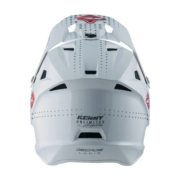 Casque Intégral Kenny Decade Graphic Lunis Blanc – Image 3