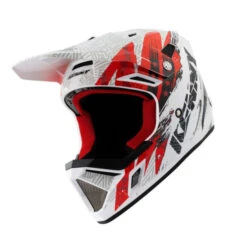 Casque Intégral Kenny Decade Graphic Trash Blanc/Rouge